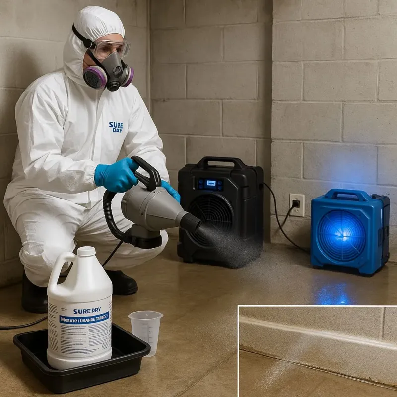 Sanitization and Odor Removal process in Lawrenceville, NJ