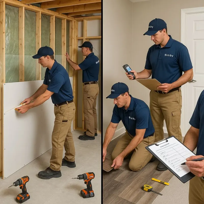 Repairs and Reconstruction process in Lawrenceville, NJ